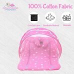 Infantbond Mattress Combo with Net & Bedding (Star Pink) ? Fast Shipping to USA & Canada - Image 6