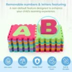 A Baby Cherry - 26 pcs Puzzle PlayMat, Play mat for Babies, Baby mats for Floor,Alphabet (A-Z) EVA Foam Non Toxic playmat, 26 Interlocking Tiles (12X12 Inch) Ideal for Crawling Baby - Fast Shipping to USA & Canada - Image 6
