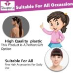 TEMPERIA (3 pcs) Hair Band For Girls Women & Kids - Stylish & Fancy Hairband Headband Cute Accessories - 1 Red, 1 Black, 1 White - Fast Shipping to USA & Canada - Image 7