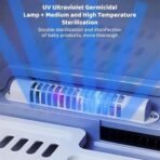 StarAndDaisy Sterilizer for Feeding Bottles | Bottle Sterilizer Machine with Uv Ultraviolet | Baby Bottle Sterilizer & Fast & Effective Sterilization for Nipples & Accessories, Touch Screen & Auto-Off, Kills 99.9% Germs. - Fast Shipping to USA & Canada - Image 5