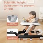 StarAndDaisy Baby Walkers For 6-24 Month Baby Boy Girl/Walker For Kids For 1 Years With Adjustable Height, Musical Tray/WalkerBaby With Brakes Prevant from Falling,Royal Black - Fast Shipping to USA & Canada - Image 5