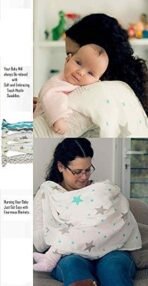 MOM'S HOME Baby Organic Cotton Soft Muslin Cloth Swaddle | 0-12 Months | Pack of 3 - Fast Shipping to USA & Canada - Image 7