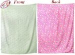 MOM CARE Cotton Baby Blanket for Summer New Born Baby Dohar Super Soft Double Layer Infants Toddlers revesible for 0-4 yrs Pink and Green 150cm X 100cm - Fast Shipping to USA & Canada - Image 4