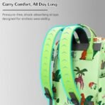 StarAndDaisy Baby Diaper Bag for Mother Travel/Diaper Bags for Mother for Travel with Laptop Pocket, Multi Compartments, Insulated Bottle Pockets, Waterproof, Ultra soft fabric - Green - Fast Shipping to USA & Canada - Image 7