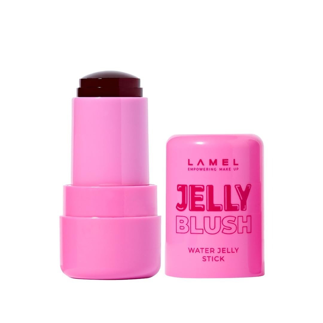 51rCXmKEzrL-1.jpg LAMEL Water Jelly Blush ? Lightweight Gel Blush for Cheeks & Lips, Water-Based, Buildable Color, Dewy Natural Finish, Long-Lasting (Dragon fruit, 6.6gm) - Fast Shipping to USA & Canada - Image 1