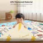 StarAndDaisy Baby Mats for Floor/Play Mat for Kids with Double Sided Water Proof/Baby Play Mat for Babies, Infants & Toddlers Reversible & Foldable Design (Jungle+Giraffe Print) - Fast Shipping to USA & Canada - Image 5