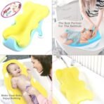 MOM CARE Newborn Baby Sponge for Bathing, Baby Bathing Cushion Infant Bathing Mat Newborn Bath Baby Essentials Yellow 1pc - Fast Shipping to USA & Canada - Image 6
