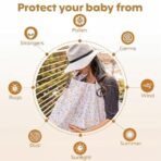 A Baby Cherry - Nursing Cover, Nursing Covers for Feeding Mom, Feeding Cover Breastfeeding Mother, Feeding Cover for mom, Multi-Use, Breathable, 360 Full Privacy (Yellow) - Fast Shipping to USA & Canada - Image 7