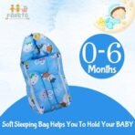 Infantbond Born Baby Bed with Net & Carry Bag (Blue Teddy) ? Fast Shipping to USA & Canada - Image 5