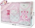 MOM CARE Newborn Gift Set Has All Born Baby Items for Both Newly Born Baby Boy or Girl for or Girls Unisex 12pcs Set Pink - Fast Shipping to USA & Canada - Image 4