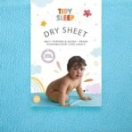 Tidy Sleep Instadry Anti-Piling Fleece Extra Absorbent Quick Dry Sheet for New Born Babies, Cotton Bed Protector Mattress Pack of 2 Blue-Pink Small (70x50) cm - Fast Shipping to USA & Canada - Image 4