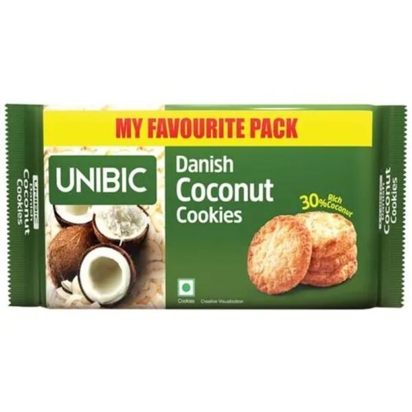 Unibic Danish Coconut Cookies, 270/300g (weight may vary) - Fast Shipping to USA & Canada