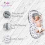 Infantbond Super Soft Mattress with Net (Star & Moon Grey) ? Fast Shipping to USA & Canada - Image 4