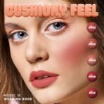 Focallure Creamy Lip & Cheek Duo Blush - Velvet-Hazy Matte Lip Clay, Lightweight, Finish, Long-Lasting, Non-Drying 2-in-1 Lipstick & Blush, Natural Makeup for Lips & Cheeks, 5 gm - Fast Shipping to USA & Canada - Image 4