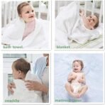 MOM'S HOME Baby Super Soft Absorbent Muslin 6 Layer wash Towel- 100X100 CM - (0-3 Years)- Designer Printed - Any Design - Fast Shipping to USA & Canada - Image 7