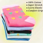 First Kick Organic Cotton Lycra Stretchable Grip Babies & Kids Baby Boys And girls Socks - Fast Shipping to USA & Canada - Image 4