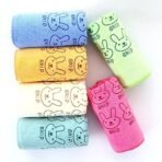 MOM CARE Microfibre Bath Towels for Kids -Extra Soft,Quick Dry, Strong Water Absorbent Bathing Towel for Kids,Boys and Girls (Pack of 1) Multi Color L-60cm X B-120cm for 5 Years and Above - Fast Shipping to USA & Canada - Image 2