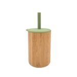 Kids Station 1 Piece Bamboo Infants Feeding Set - Sipper with Straw and Cap - Non-Toxic - BPA-Free and Unbreakable Eco-Friendly - Baby-Led Weaning Supplies for Toddler Self-Feeding - (Green) - Fast Shipping to USA & Canada