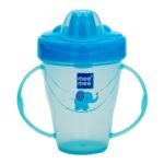 Mee Mee Plastic Easy Grip BPA-Free Anti Spill Sipper Cup with Twin Handle Spout for Baby (Blue, 180ml) - Fast Shipping to USA & Canada