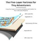 StarAndDaisy Play Mat for Babies, Toddlers & Infants/Baby Mats for Floor with Double Sided Water Proof/Baby Play Mat for Kids Reversible & Foldable Design - Rollable - Fast Shipping to USA & Canada - Image 7