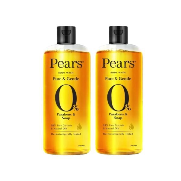 Pears Pure & Gentle Shower Gel With 98% Pure Glycerine, 100% Soap Free And No Parabens, 250 ml (Pack of 2) - Fast Shipping to USA & Canada