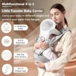 StarAndDaisy Baby Carrier for 0 to 3 Year Baby/Baby Carrier with 6 Carrying Positions/Baby & Toddler Carrier Sling with Hip Seat/Large Storage & Phone Pocket (Grey) - Fast Shipping to USA & Canada - Image 3