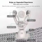 StarAndDaisy Baby Carrier for 0 to 3 Year Baby/Baby Carrier with 6 Carrying Positions/Baby & Toddler Carrier Sling with Hip Seat/Large Storage & Phone Pocket (Grey) - Fast Shipping to USA & Canada - Image 4