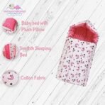 Infantbond Baby Bed with Net & 4 Waterproof Sheets (Moon Pink) ? Fast Shipping to USA & Canada - Image 5