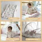 TIDY SLEEP Mosquito Net Bedding for Baby | Baby Gadda for New Born| 0Months+ | Size:90x65Cm | (Our Mission) - Fast Shipping to USA & Canada - Image 4