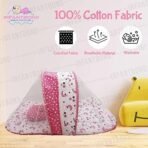 Infantbond Super Soft Mattress with Net (Star & Moon Pink) ? Fast Shipping to USA & Canada - Image 6