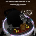 StarAndDaisy Walker for Kids 6 to 24 Months, Baby Walker Boy & Girl with RGB Lights & Musical Toy Tray, Walker for Kids for 1 Year with Multi Level Height Adjustment. - Fast Shipping to USA & Canada - Image 3