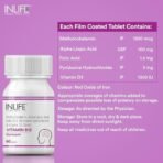 INLIFE Vitamin B12 1500mcg with ALA, Folic Acid & D3 - 60 Tablets - Fast Shipping to USA & Canada - Image 4