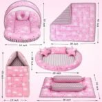 Infantbond Bedding with Mosquito Net (Pink Cloud) ? Fast Shipping to USA & Canada - Image 4