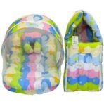 Infantbond Born Baby Bed with Net & Carry Bag (Blue Star) ? Fast Shipping to USA & Canada - Image 2