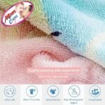 MOM CARE 100% Cotton Face Towels for Newborn Baby Super Soft Wash Cloth for Babies, Extra Soft hankies, Reusable Napkins High Absorbent Pack of 6 Multi Color 26 x 26 cm - Fast Shipping to USA & Canada - Image 7