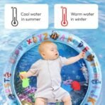 StarAndDaisy Baby Water Mat | Infant Sensory Play Gym for 6-12 Months | Newborn Baby Essentials | Water-Filled Activity Mat | Baby Gifts (Water mat-Round) - Fast Shipping to USA & Canada - Image 4
