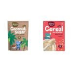 Slurrp Farm Coconut Sugar Natural Sweetener 300g & Slurrp Farm Porridge Millet and Oats Powder 250g - Fast Shipping to USA & Canada