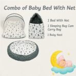 Infantbond Reversible Nest Mattress with Net (Moon Grey) ? Fast Shipping to USA & Canada - Image 4