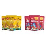 Slurrp Farm Banana Chocochip Pancake Mix 3x150g + Millet Dosa Mix 3x150g | Fast Shipping USA & Canada