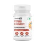 TATA 1mg Vitamin B Complex - 60 Caps - Fast Shipping to USA & Canada