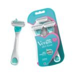 Gillette Venus Women's Venus Skin Love with Skin Essence Razor for Hair Removal - Green, Pack of 3 - Fast Shipping to USA & Canada