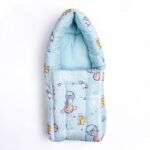 Haus & Kinder 3 in 1 Baby Sleeping Bag & Carry Nest | Cotton Bedding Set for Infants & New Born Baby | Portable/Travel & Skin Friendly | 0-3 Months (Spacewalk) - Fast Shipping to USA & Canada