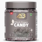 AB BRAND Black Pepper Candy Spicy & Tangy Mouth Freshener | Indian Traditional Candy | Tasty Digestive Treat | 100 GM - Fast Shipping to USA & Canada