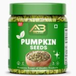 AB BRAND Raw Natural Pumpkin Seeds Jumbo 1KG jar pack - Fast Shipping to USA & Canada