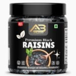 AB BRAND Black Raisins | Kaali Kishmish | Kali Draksh | Dry Fruits | Flavourful & Delicious Snack | Source of Potassium & Dietary Fibre | Naturally Sweet & Dried | 1kg - Fast Shipping to USA & Canada