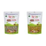 SFT Sunflower Seeds 1 Kg & SFT Raisins Afghani Green Long (Kishmish) Seedless, Dry Grapes 1 Kg - Fast Shipping to USA & Canada