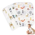 MOM CARE Cotton face Hankey Napkin for Newborn,Babies, Extra Soft Reusable Double Layer Ideal for Infants, Toddlers White(Pack of 6) - Fast Shipping to USA & Canada