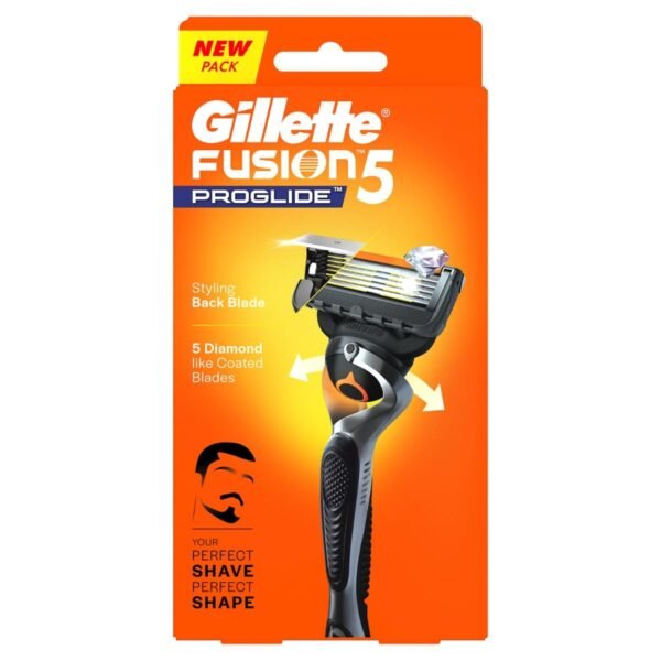 Gillette Fusion Proglide Razor for Men with styling back blade for Perfect Shave and Beard Shape - Fast Shipping to USA & Canada