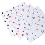 TIDY SLEEP Muslin Baby Face Napkin for New Born (Washable, Reusable Extra Soft Baby Face Napkin) (3) - Fast Shipping to USA & Canada