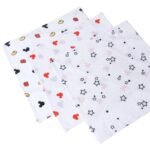 TIDY SLEEP Muslin Baby Face Napkin for New Born (Washable, Reusable Extra Soft Baby Face Napkin) (3) - Fast Shipping to USA & Canada
